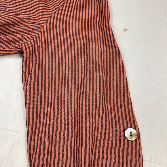 Soft Surroundings Lagenlook Tunic Shirt Striped Long Sleeve Loose Fit Top PS - Picture 10 of 12